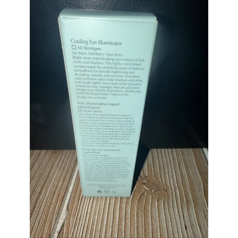 ESTEE LAUDER Idealist Cooling Eye Illuminator LIGHT-MEDIUM .5 fl oz 15 mL